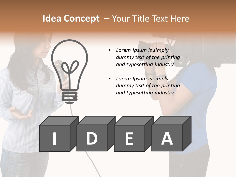 Entertainment Isolated Cinema PowerPoint Template