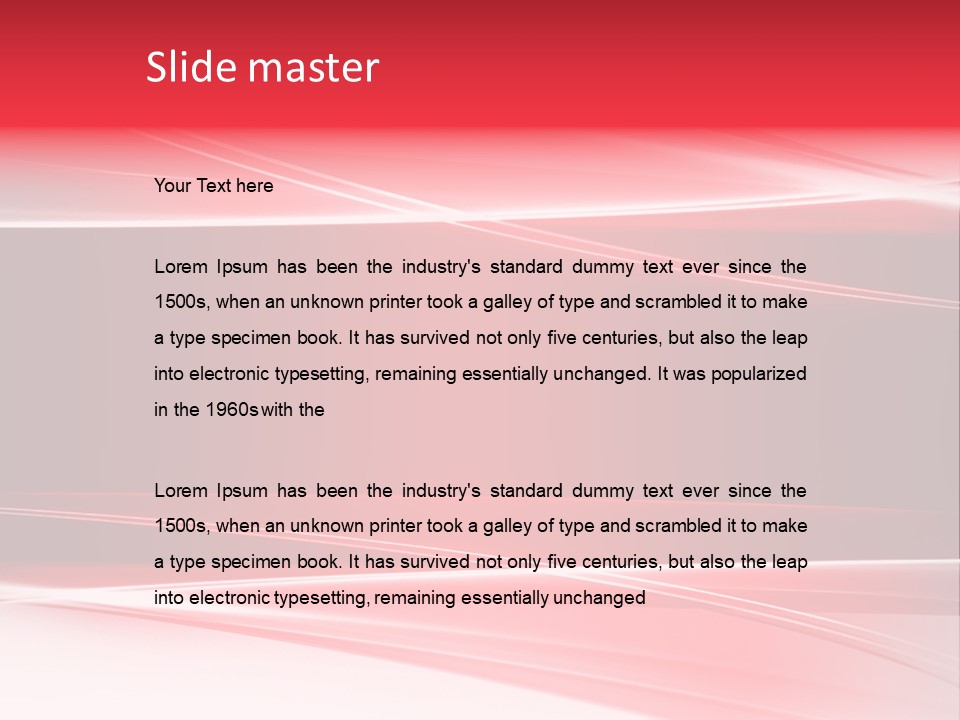 Render Background Chaos PowerPoint Template