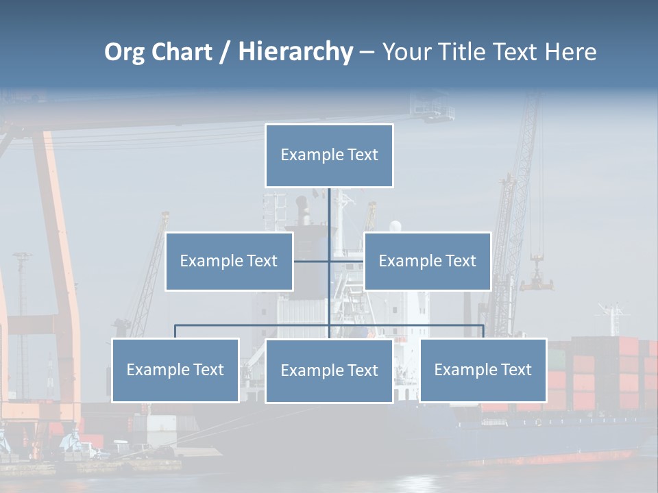 Export Dock Sail PowerPoint Template