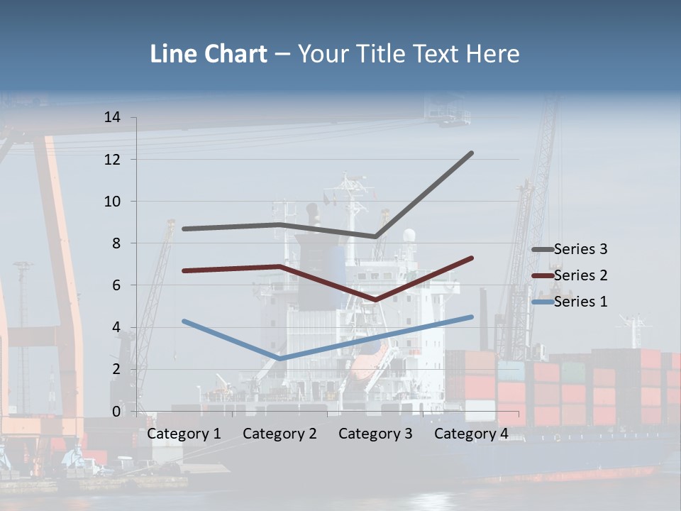 Export Dock Sail PowerPoint Template