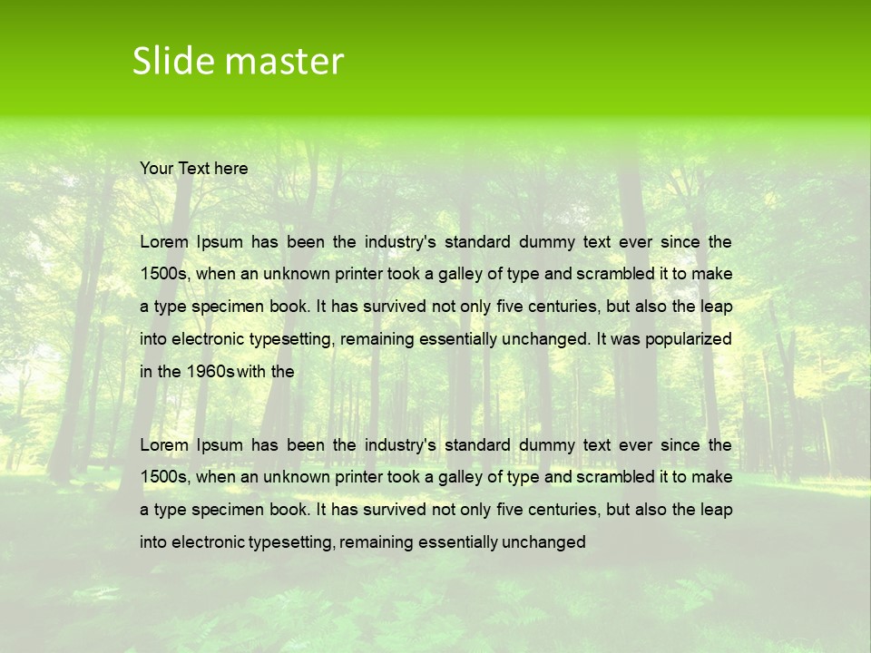 Bright Early Beautiful PowerPoint Template