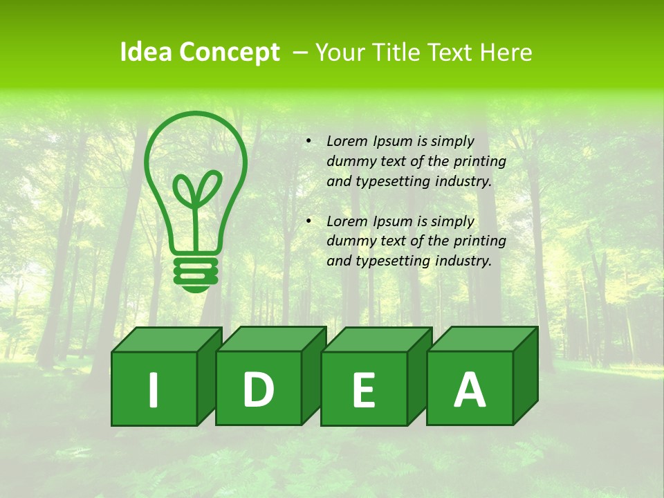 Bright Early Beautiful PowerPoint Template