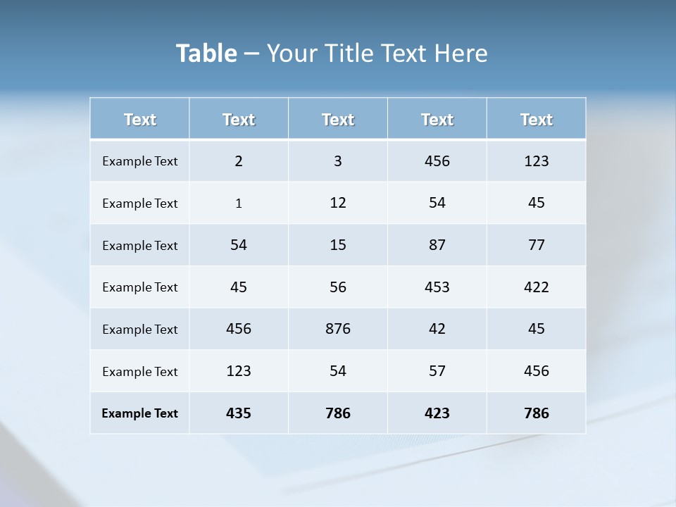 Data Return Analysis PowerPoint Template