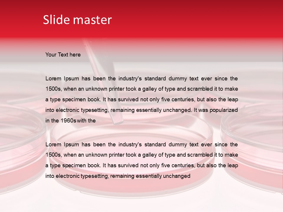 Research Petri Biotechnology PowerPoint Template