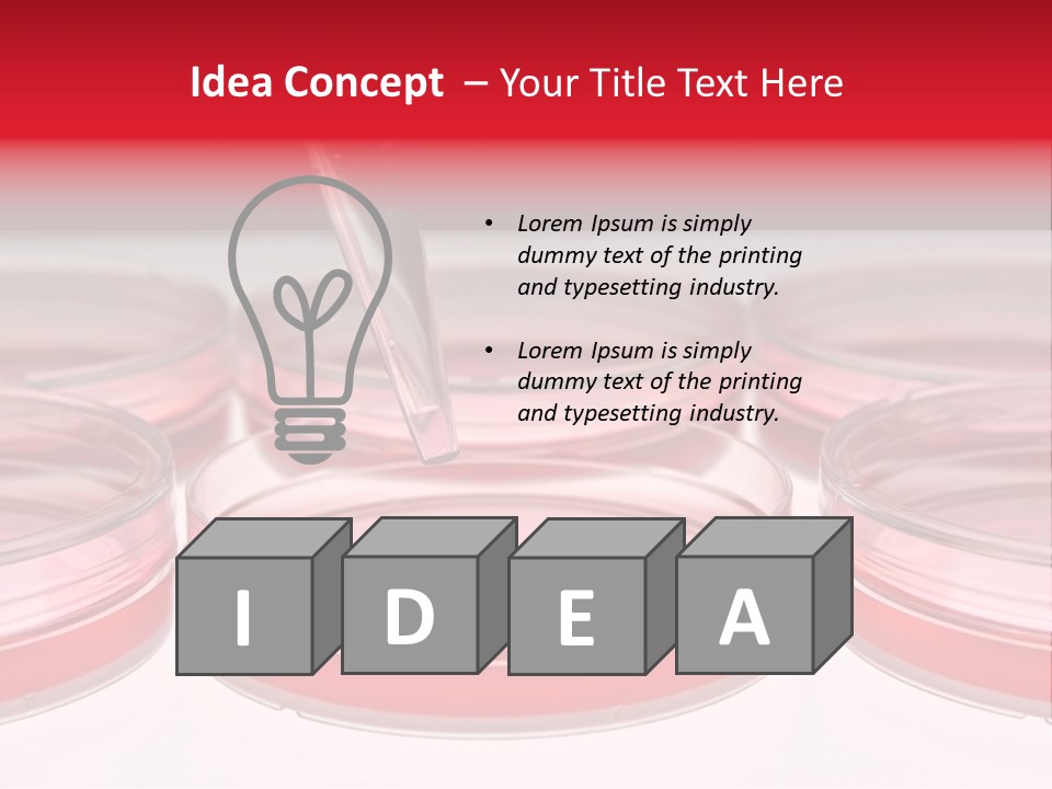 Research Petri Biotechnology PowerPoint Template
