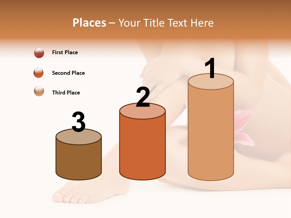 Shaving Lily Flower PowerPoint Template