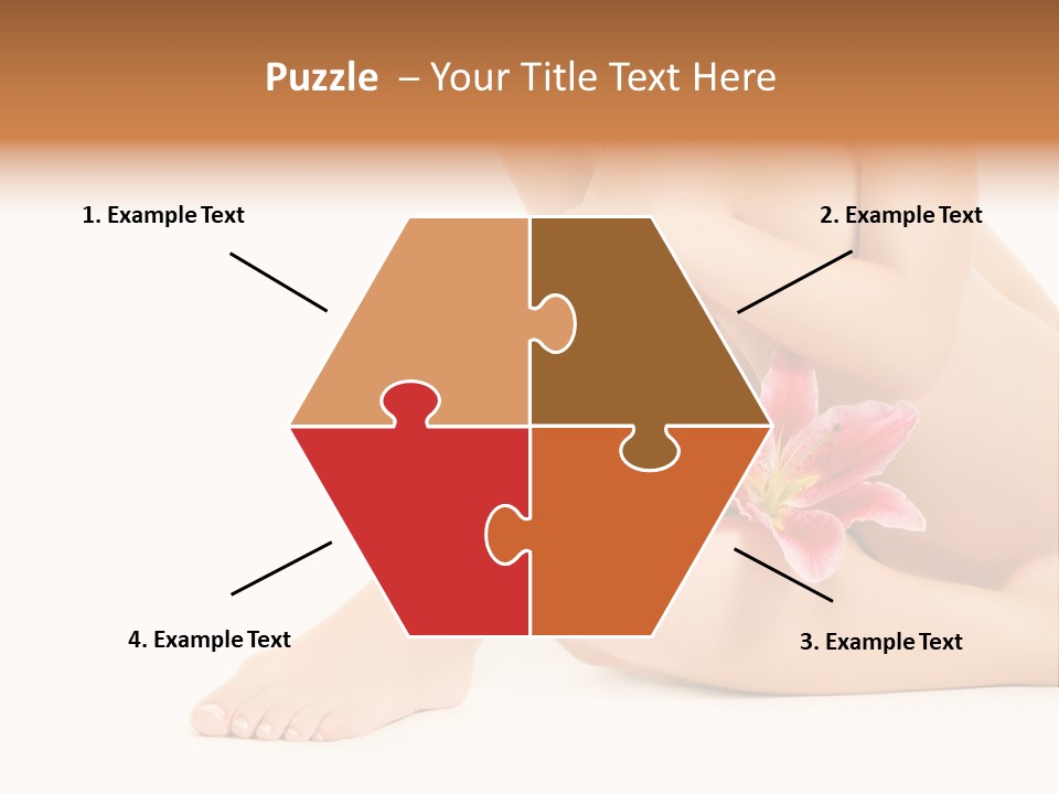 Shaving Lily Flower PowerPoint Template