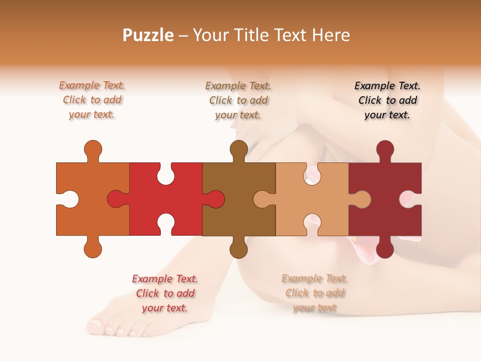 Shaving Lily Flower PowerPoint Template