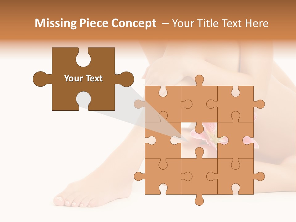 Shaving Lily Flower PowerPoint Template