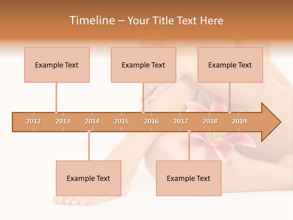 Shaving Lily Flower PowerPoint Template