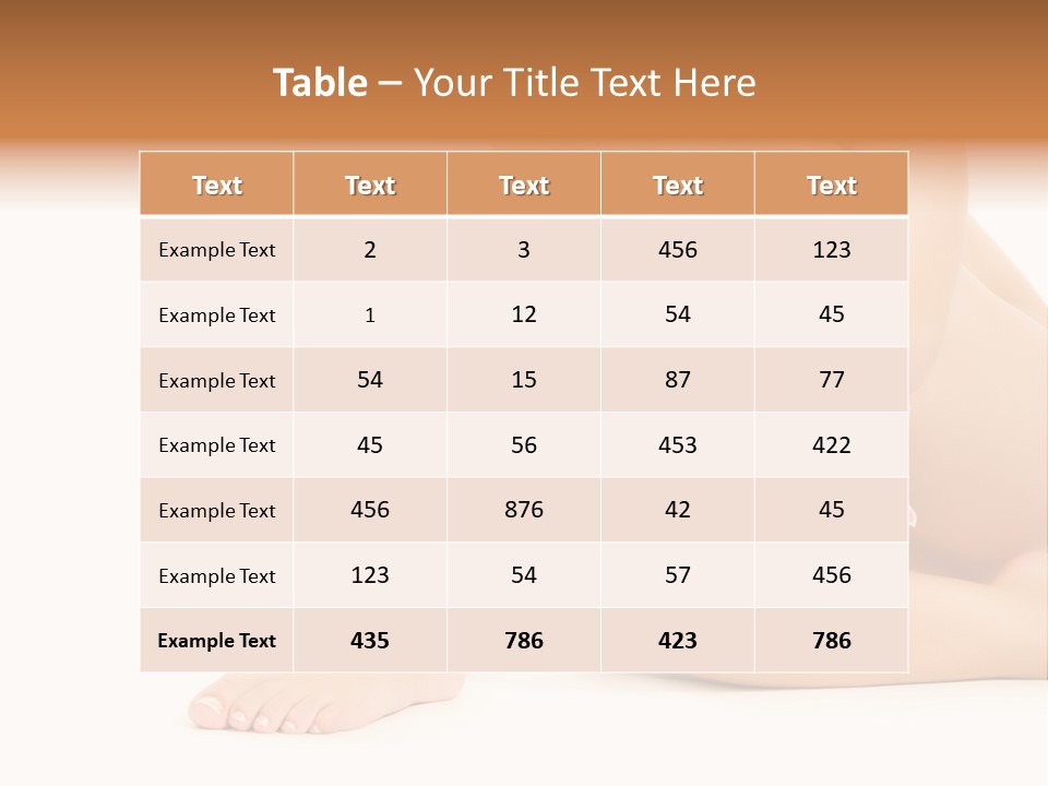 Shaving Lily Flower PowerPoint Template