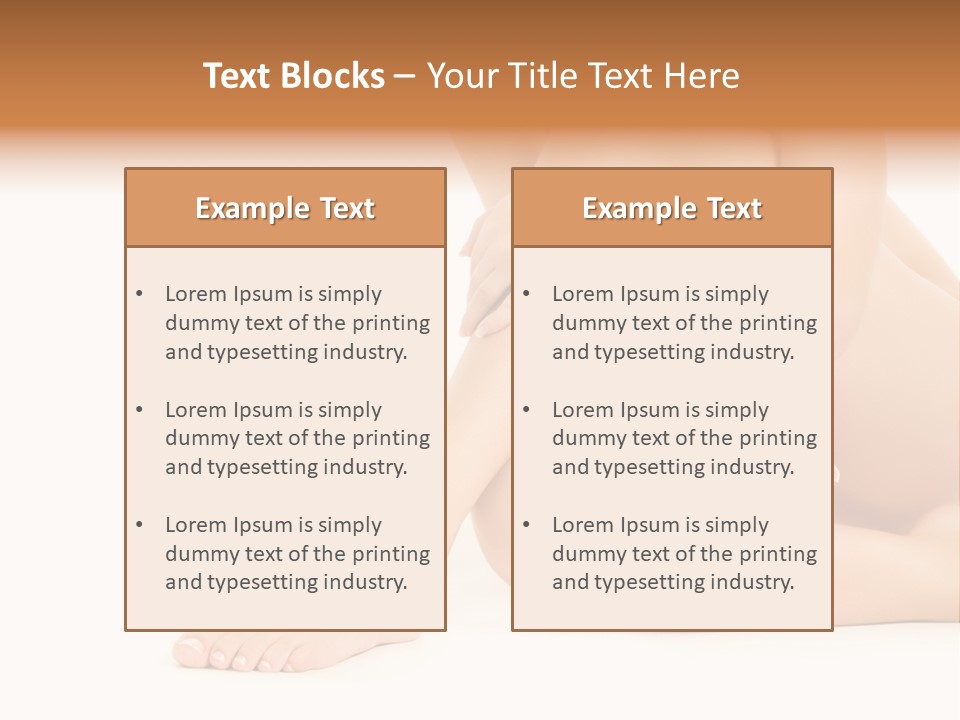 Shaving Lily Flower PowerPoint Template