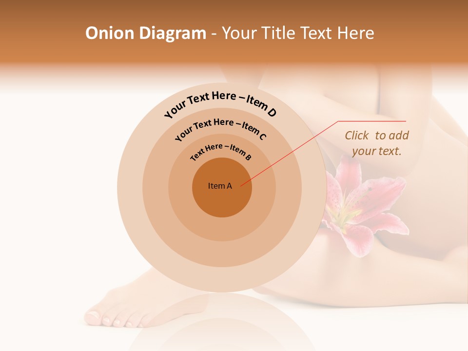 Shaving Lily Flower PowerPoint Template