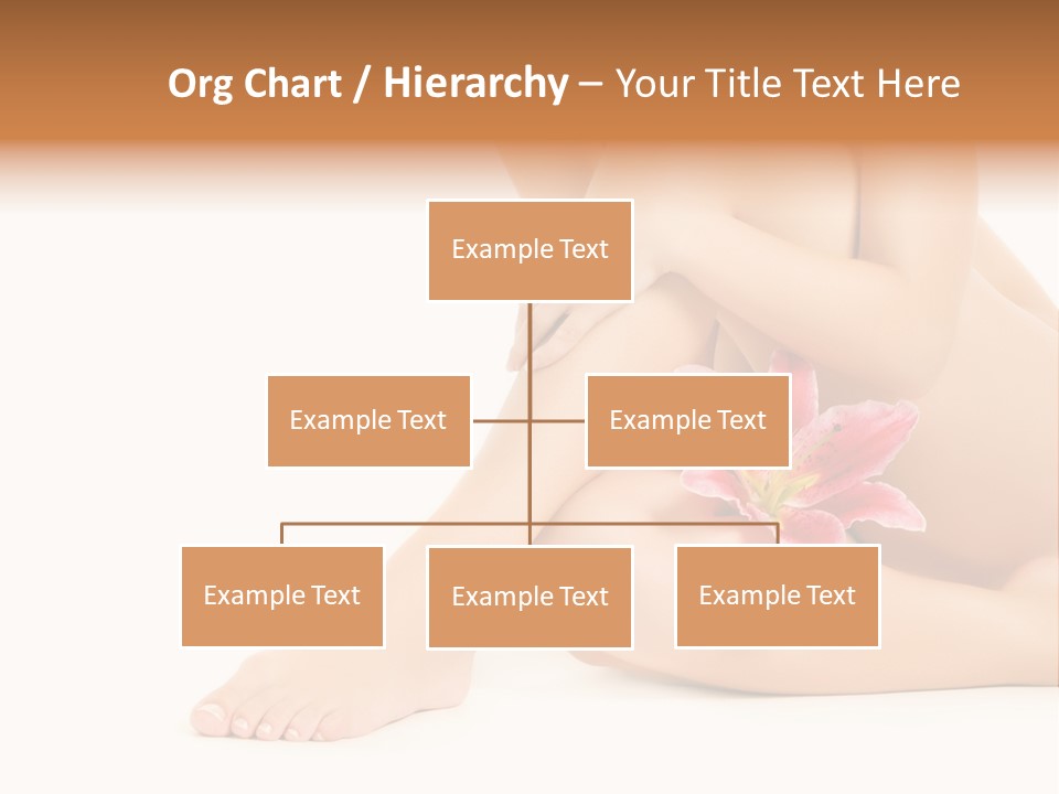 Shaving Lily Flower PowerPoint Template