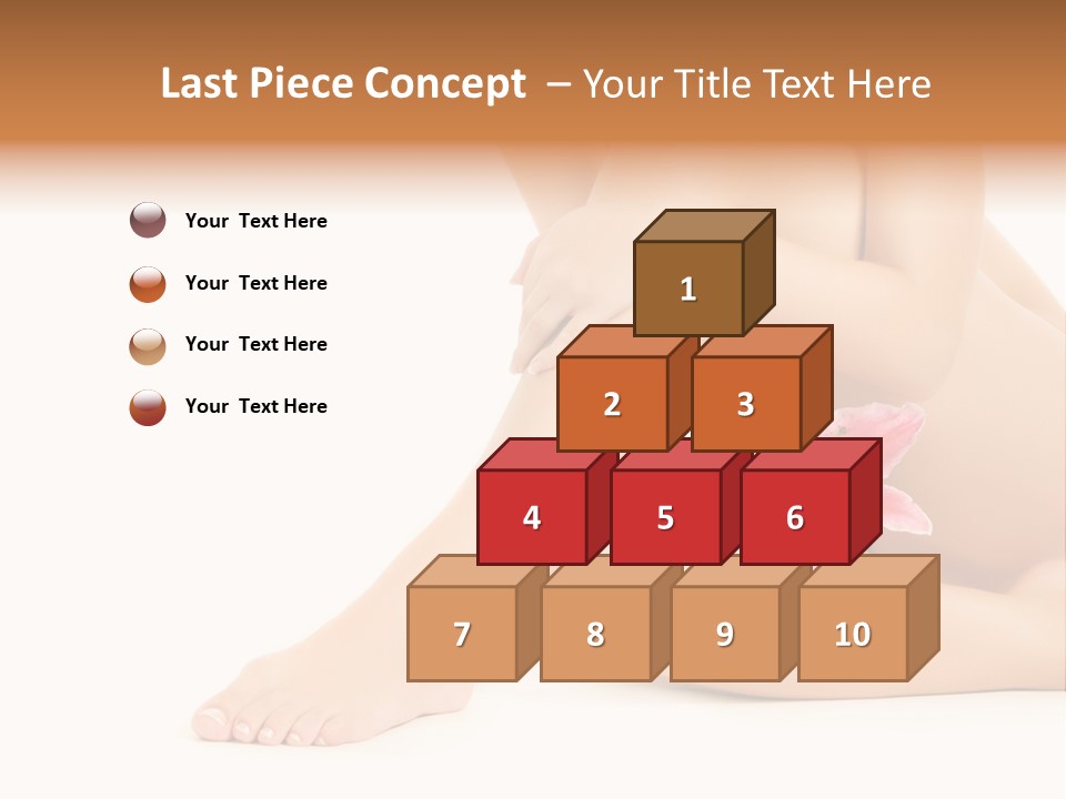 Shaving Lily Flower PowerPoint Template