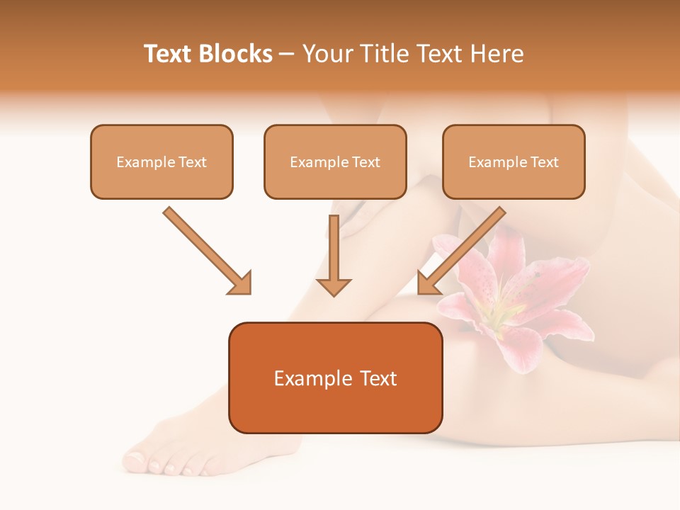 Shaving Lily Flower PowerPoint Template