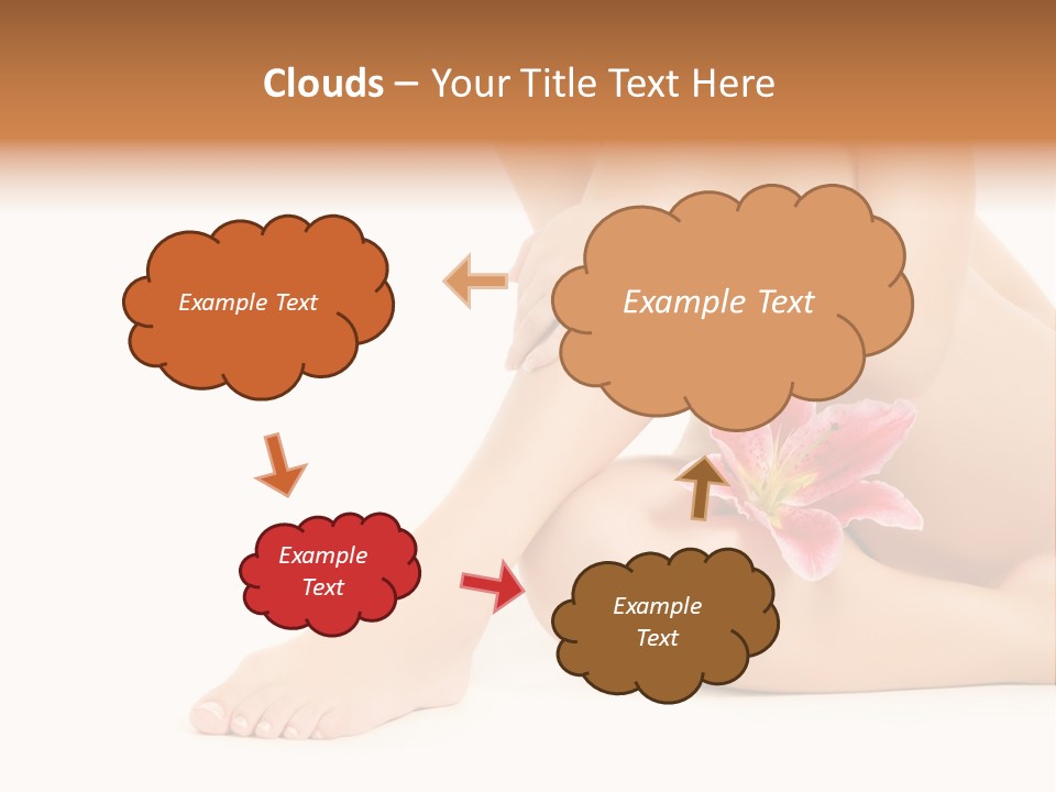 Shaving Lily Flower PowerPoint Template