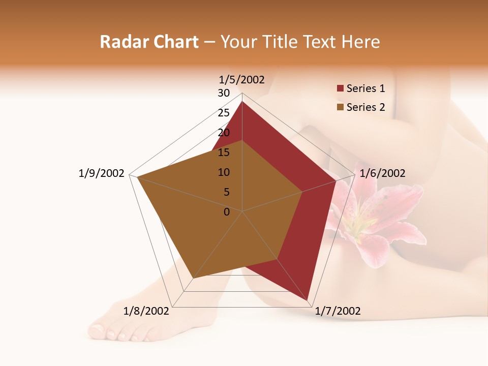 Shaving Lily Flower PowerPoint Template