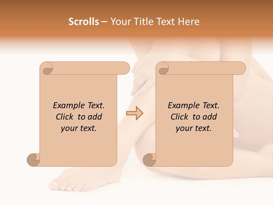 Shaving Lily Flower PowerPoint Template