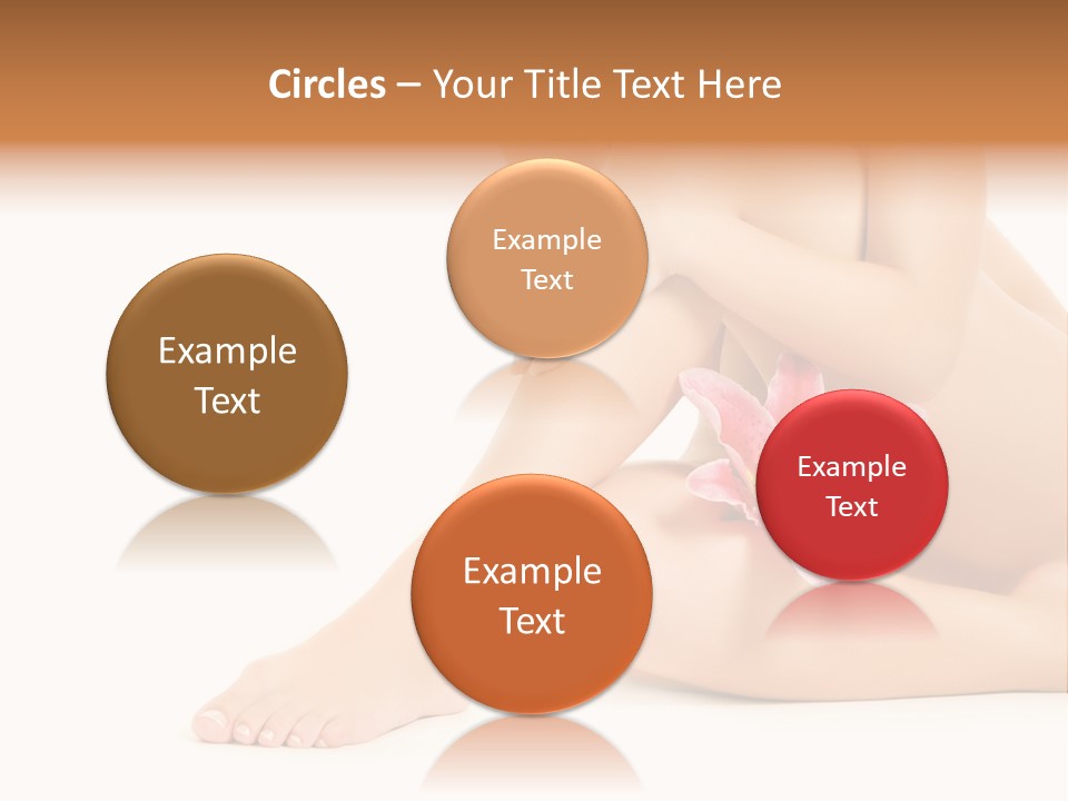 Shaving Lily Flower PowerPoint Template