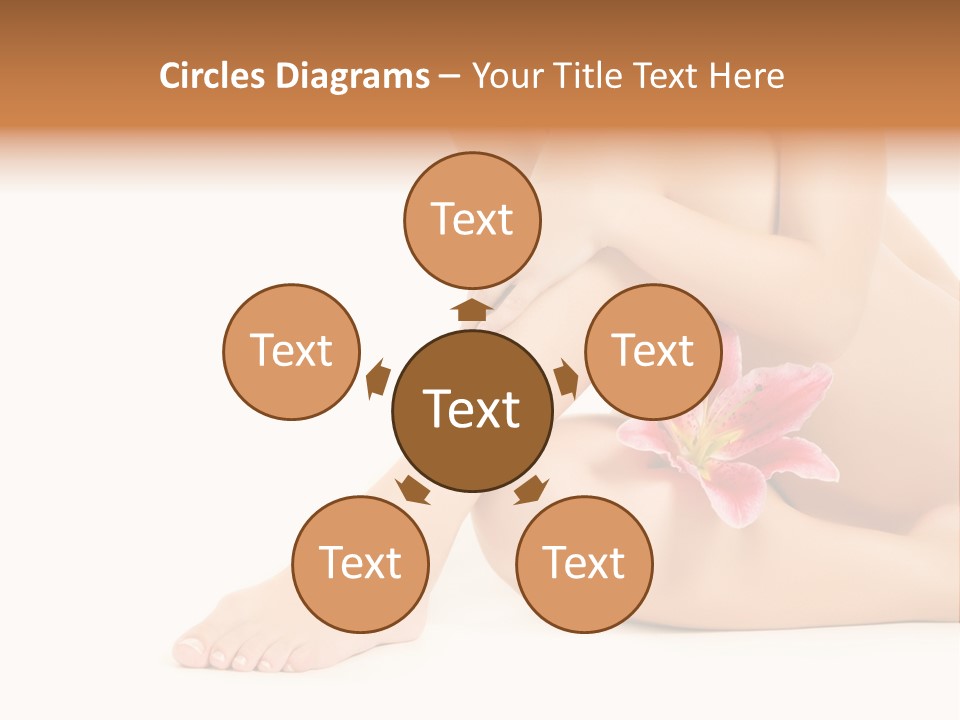 Shaving Lily Flower PowerPoint Template