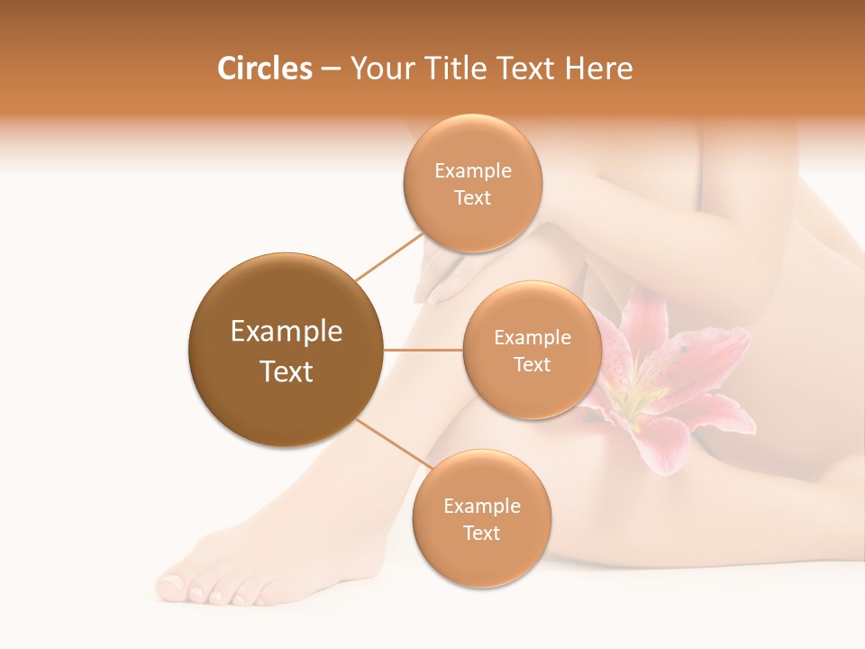 Shaving Lily Flower PowerPoint Template