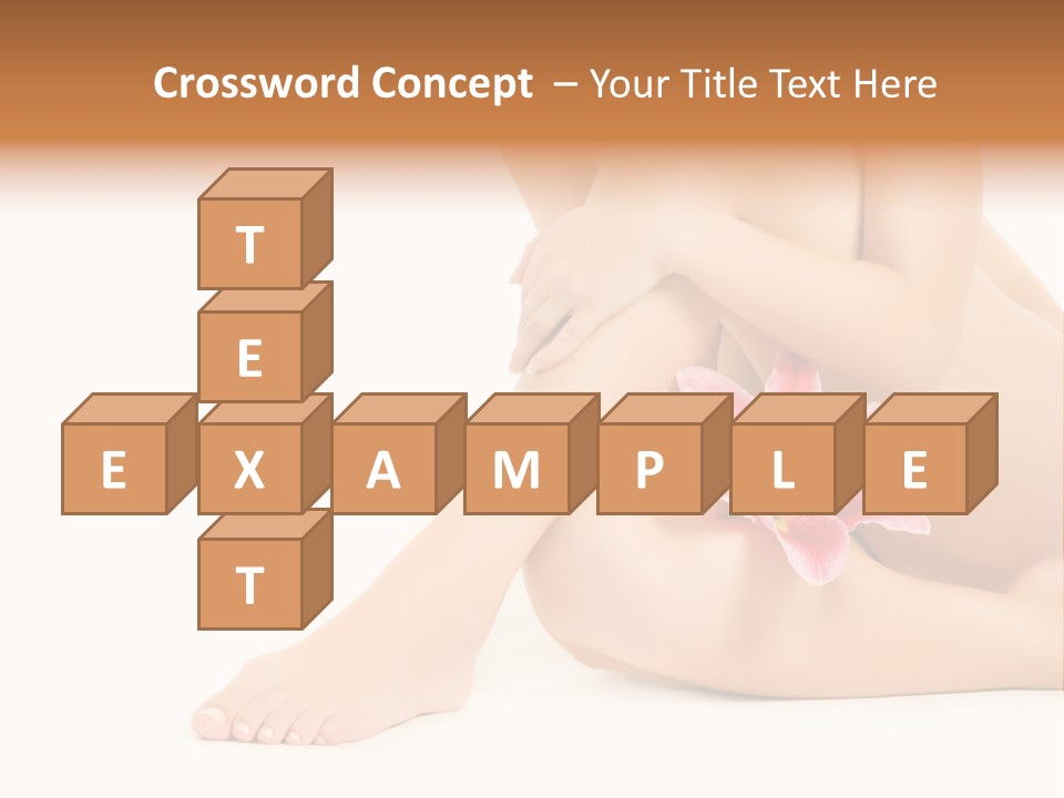 Shaving Lily Flower PowerPoint Template