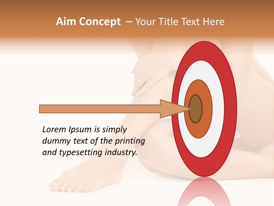 Shaving Lily Flower PowerPoint Template