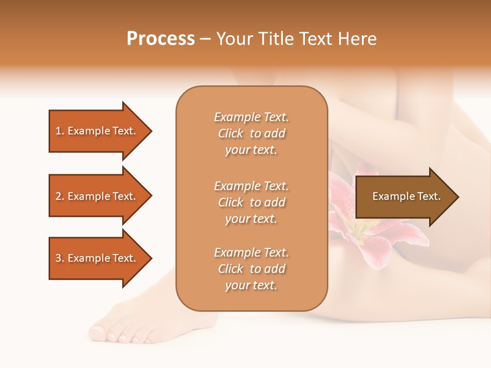 Shaving Lily Flower PowerPoint Template