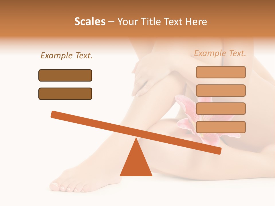 Shaving Lily Flower PowerPoint Template