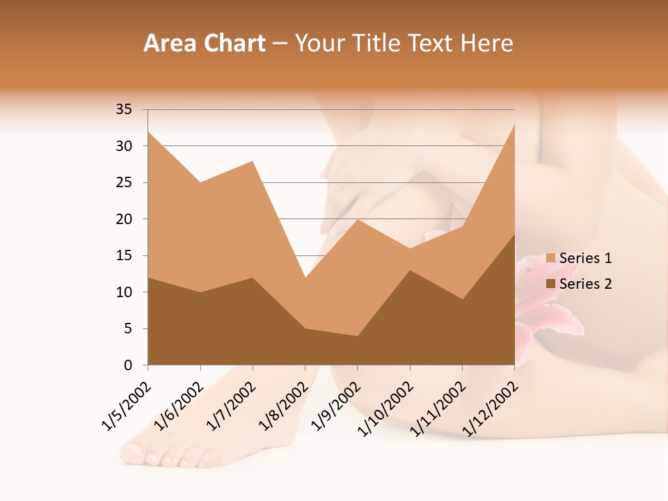 Shaving Lily Flower PowerPoint Template