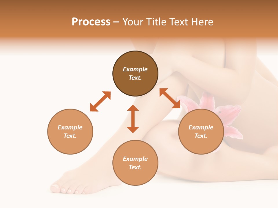 Shaving Lily Flower PowerPoint Template