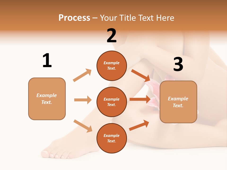 Shaving Lily Flower PowerPoint Template