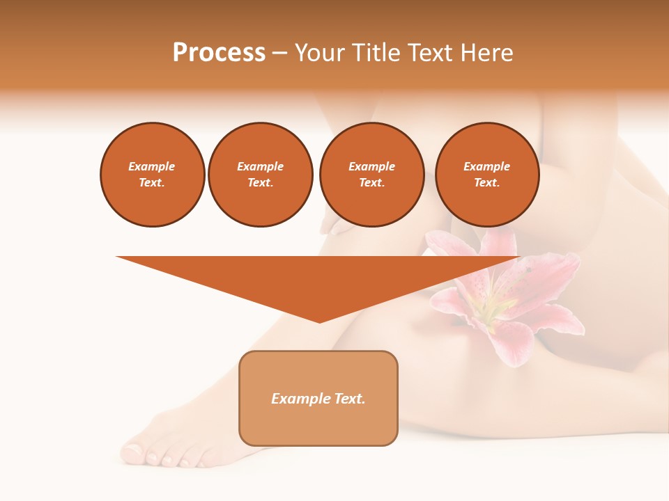 Shaving Lily Flower PowerPoint Template