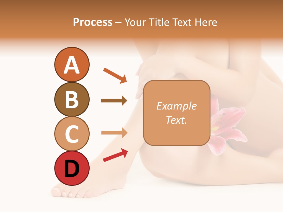 Shaving Lily Flower PowerPoint Template