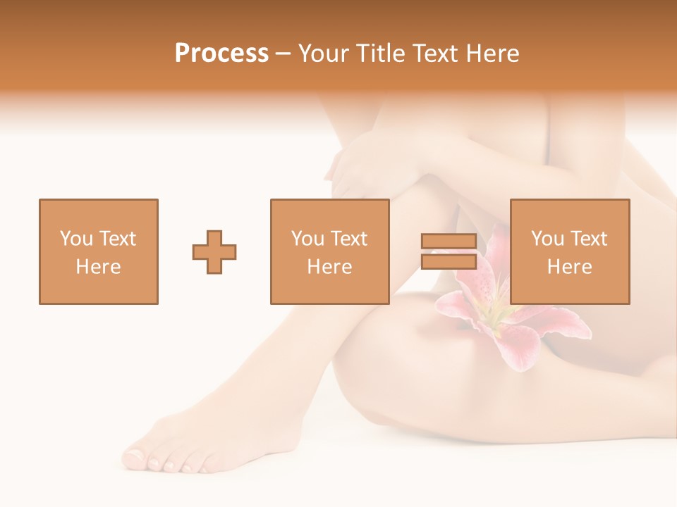 Shaving Lily Flower PowerPoint Template