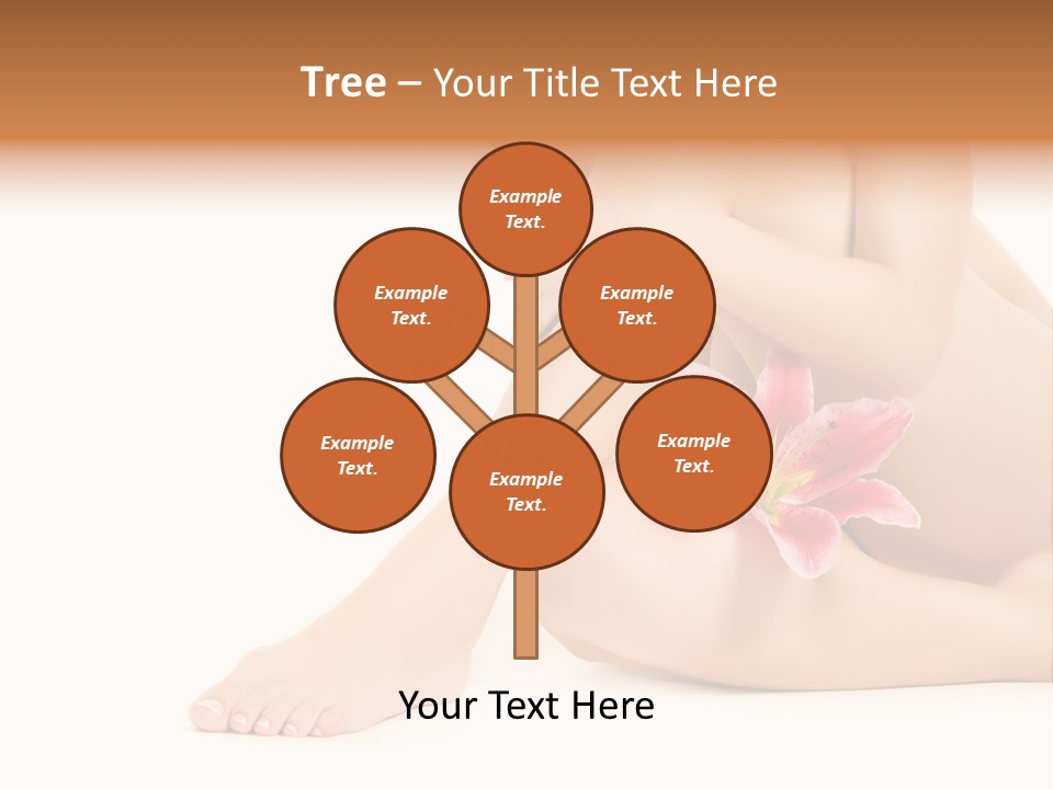 Shaving Lily Flower PowerPoint Template