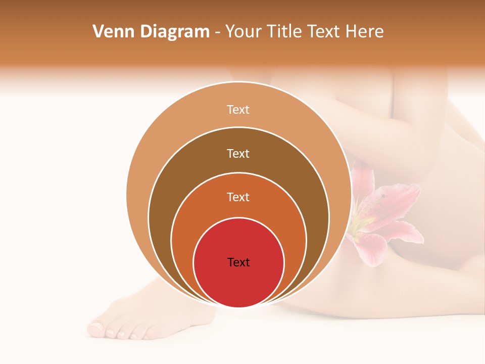 Shaving Lily Flower PowerPoint Template