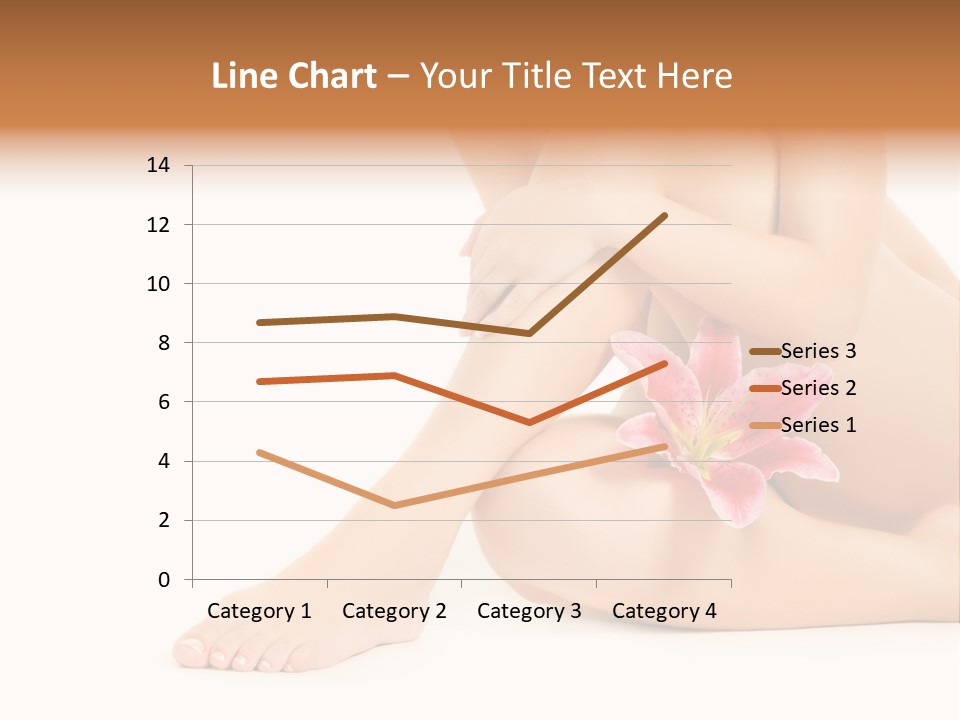 Shaving Lily Flower PowerPoint Template