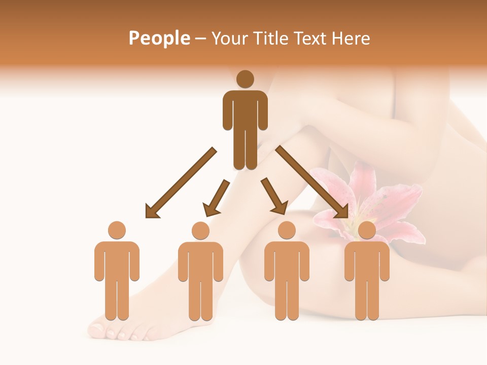 Shaving Lily Flower PowerPoint Template