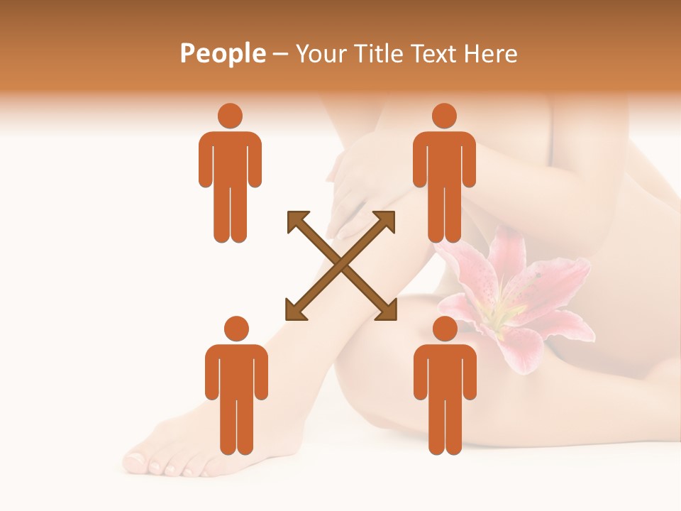 Shaving Lily Flower PowerPoint Template