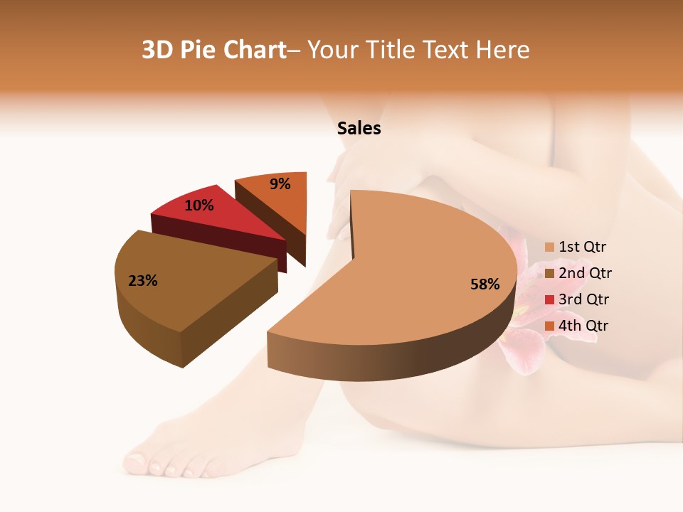 Shaving Lily Flower PowerPoint Template