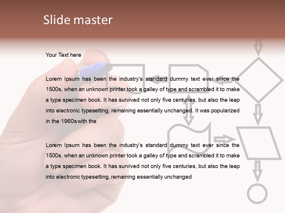 Show Seminar Pen PowerPoint Template