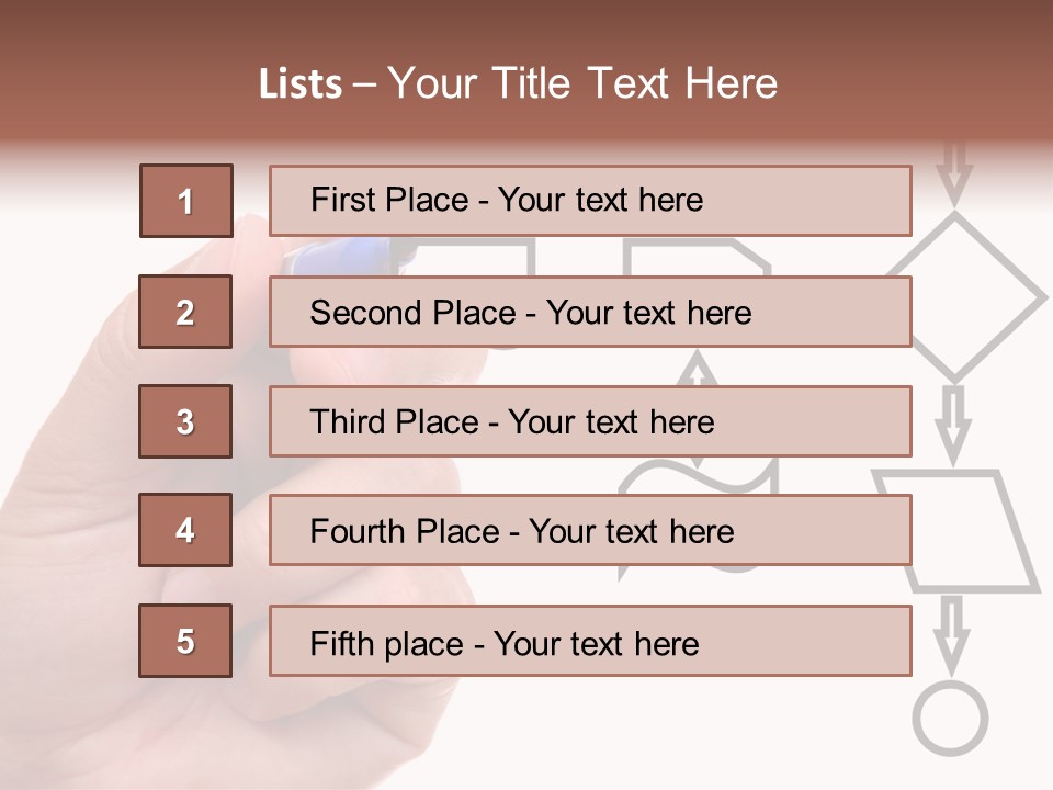 Show Seminar Pen PowerPoint Template