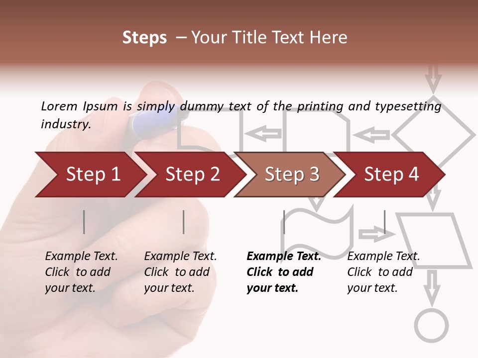 Show Seminar Pen PowerPoint Template