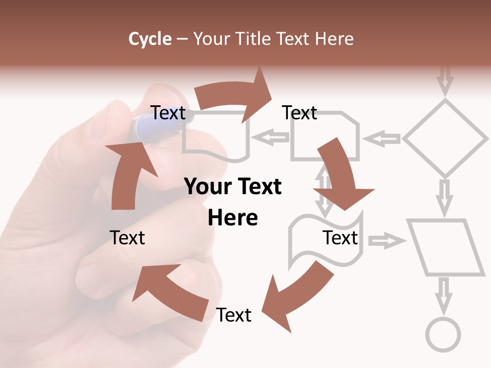 Show Seminar Pen PowerPoint Template