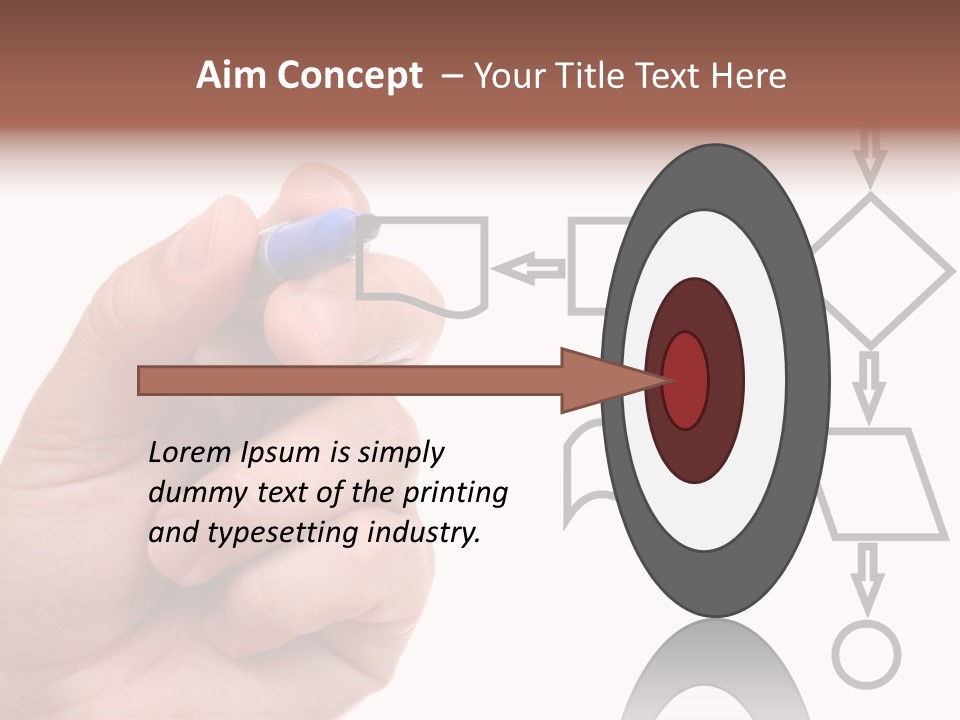 Show Seminar Pen PowerPoint Template