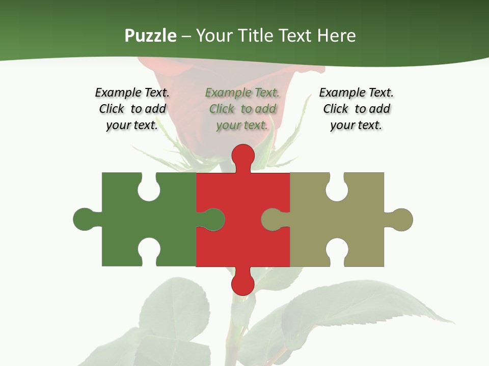 Rose Color Decoration PowerPoint Template