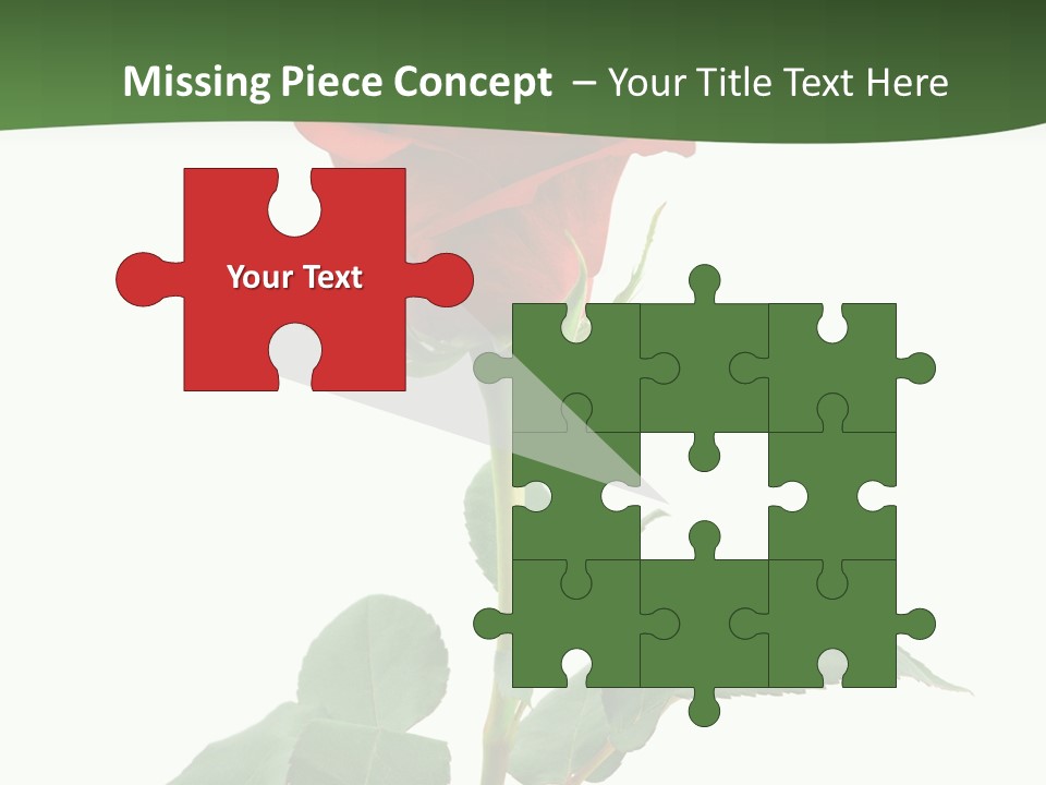 Rose Color Decoration PowerPoint Template