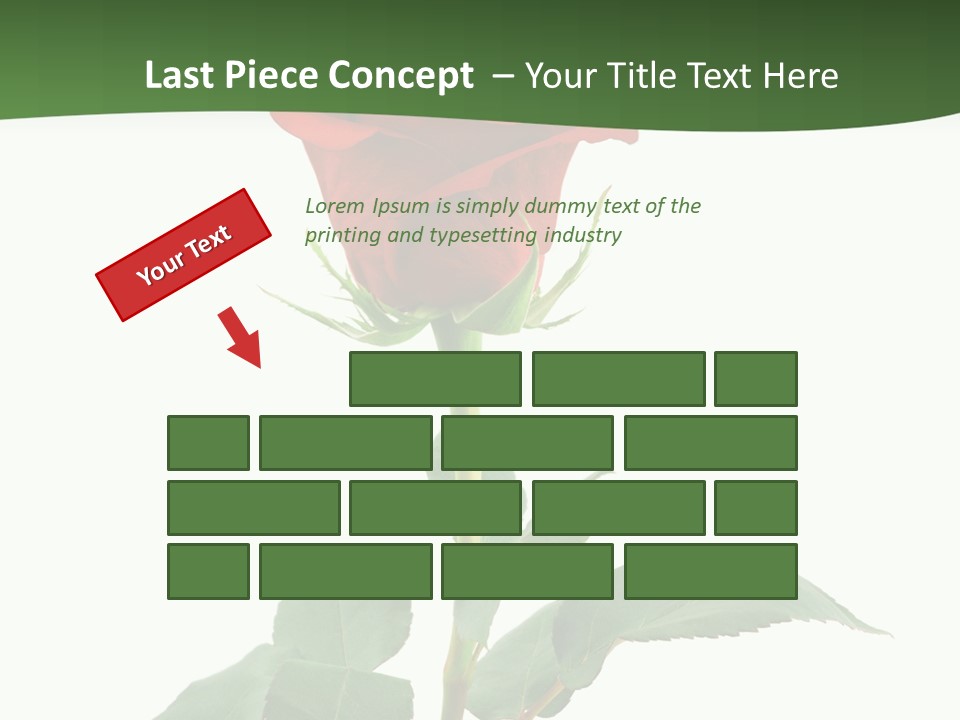 Rose Color Decoration PowerPoint Template